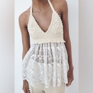 Mixed material halter